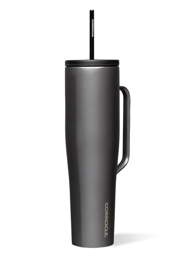Corkcicle Cold Cup XL - Insulated Tumbler with Handle - Keeps Drinks Cold 12 Hours - Triple-Insulated - Spill-Proof Lid - Summer Drinkware Gift - Keeps Drinks Ice Cold - 30 oz - Ceramic Slate - Image 1